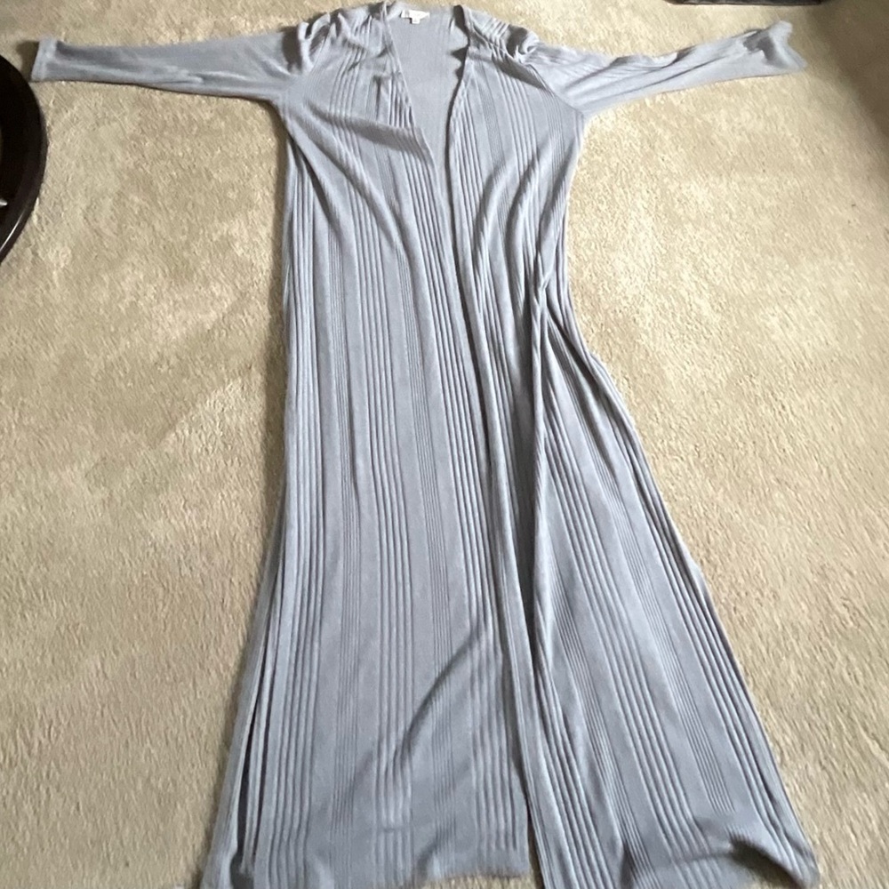 Umgee Light Gray Long Sleeve Dress